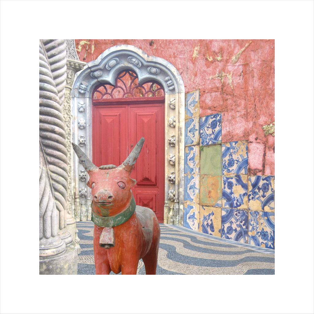 Claire Gill, Artist Claire Gill, Wallscape 5 Limited Edition Print, Limited edition print, wallscapes, buy art, collect art, digital photomontage, Lisbon, Sintra, Portugal