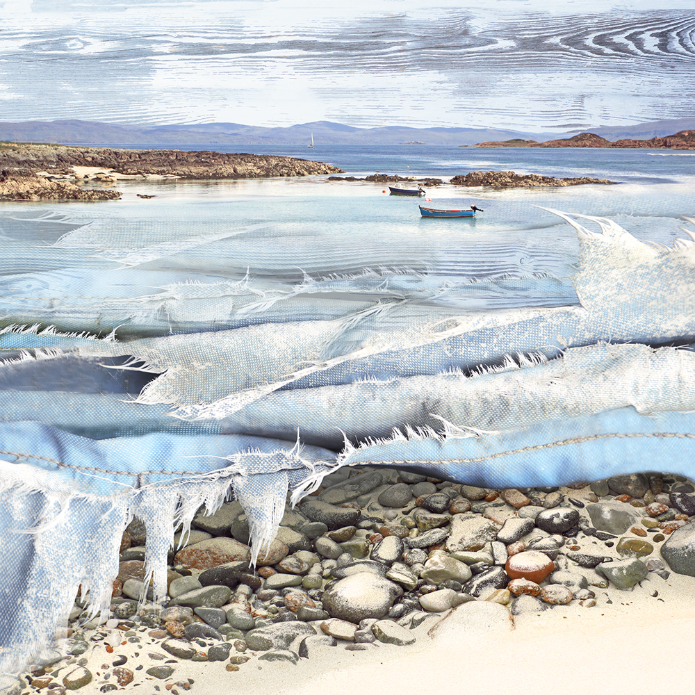 Claire Gill, Fine art cards, greeting card, seascapes, coastal art, limited edition print, photomontage, Claire Gill, Iona, Hebrides