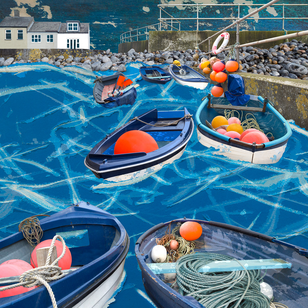 Claire Gill, Fine art cards, greeting card, seascapes, coastal art, limited edition print, photomontage, Claire Gill, Sheringham, Norfolk