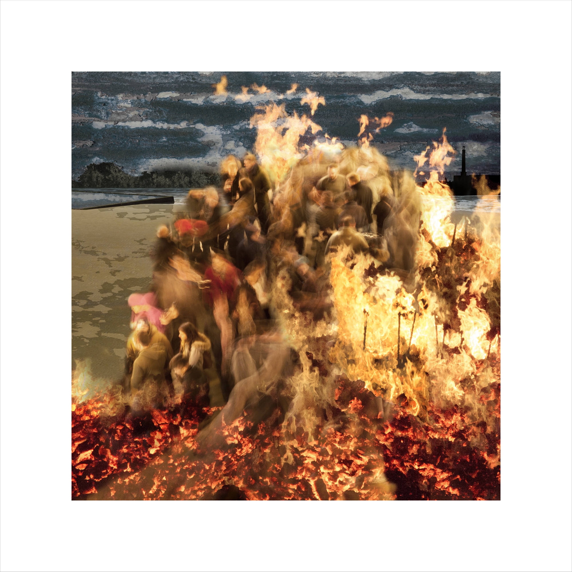 the fire sermon ts eliot, fire sermon print, art inspired by ts eliot, Claire Gill, Claire Gill Artist, Seascape, Limited edition print, Southwold, Digital Photomontage, Digital Art, Card, Buy Art, Collect Art, TS Eliot, The Wasteland, Journeys with the Wasteland, Lombard Street Gallery, On Margate Sands, The Fire Sermon