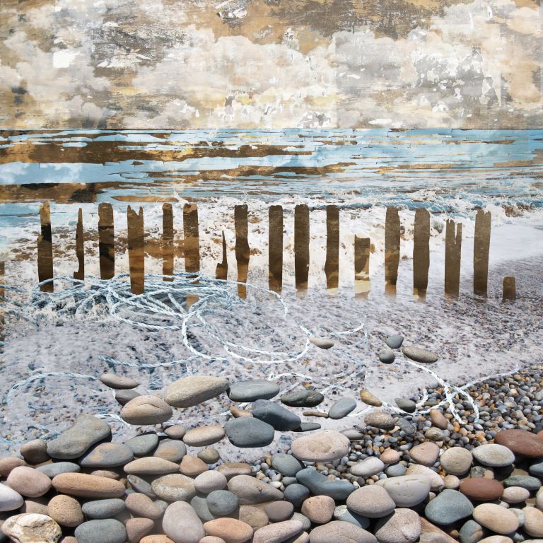 Developing Seascapes, the 365 day challenge, Claire Gill, Artist Claire Gill, Claire Gill Fine Art, Art Challenge, Digital Photomontage, Inspiration, seascapes, Creating Art in the Cracks, Day#38