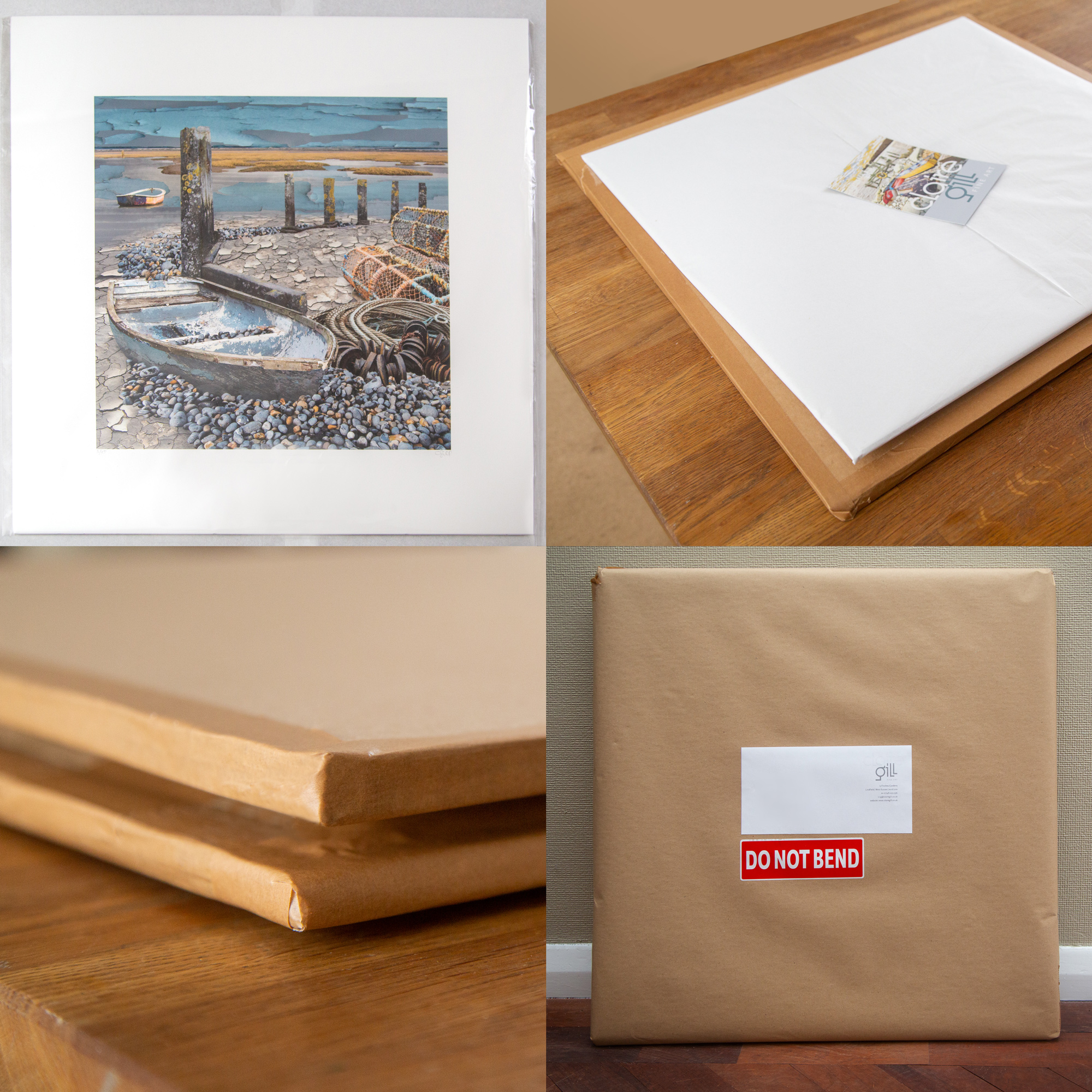posting fine art prints, packing fine art prints