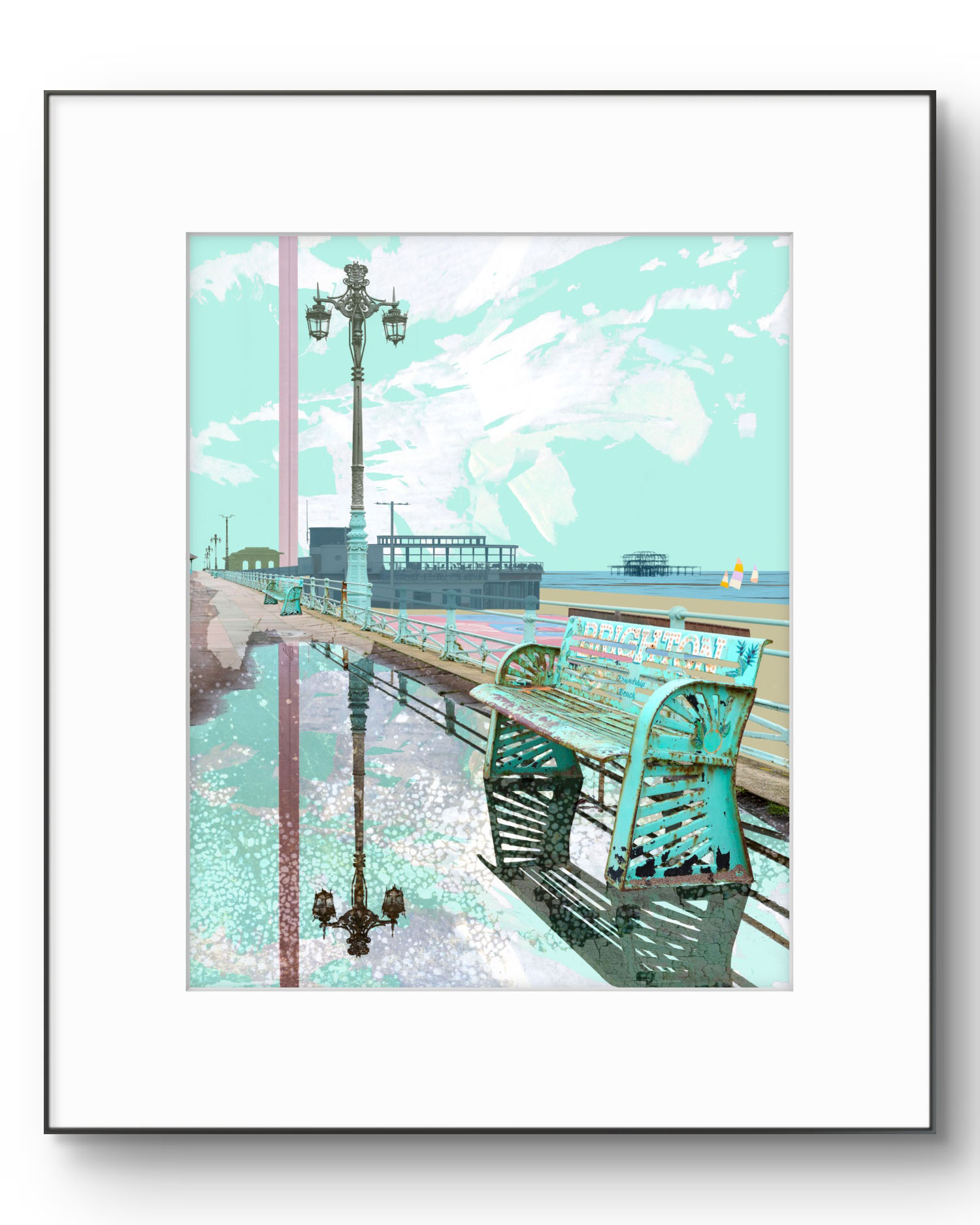 Brighton Breezy 6 Limited Edition Print | Brighton Bench - Image 4