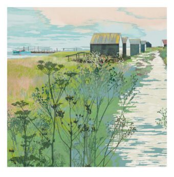 River Path limited edition Walberswick print by British artist Claire Gill, inspired by the Suffolk coast