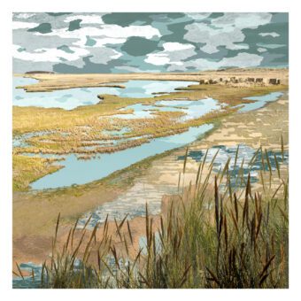 Breathe limited edition seascape print by Claire Gill
