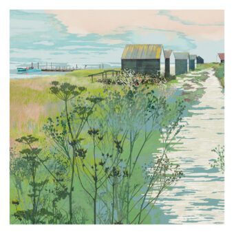 River Path limited edition Walberswick print by British artist Claire Gill, inspired by the Suffolk coast