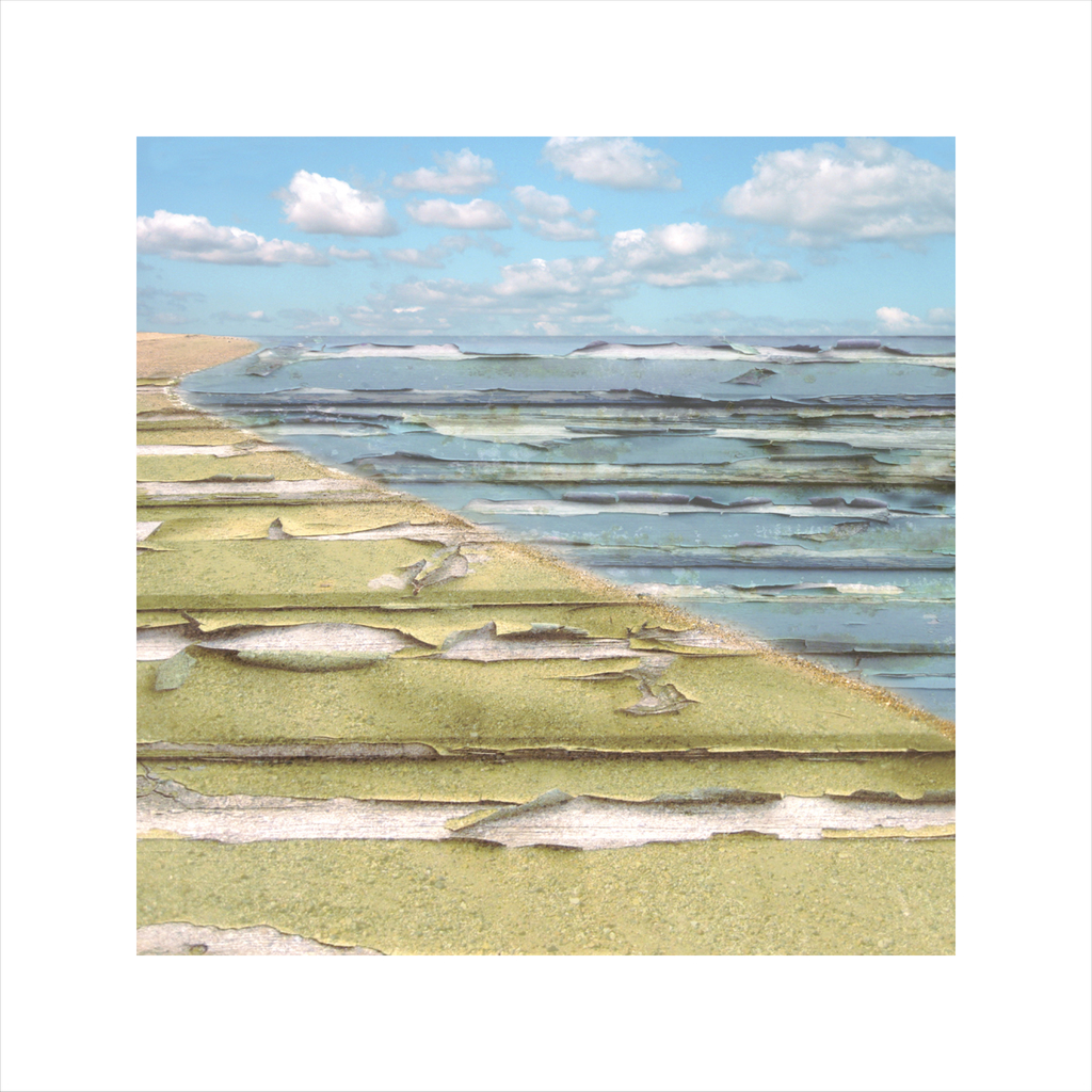 affordable art, art for sale. art online, art prints,Claire Gill, Limited edition prints, digital photomontage, fine art prints, hahnemuhle, coastal art, Collect Art, seascape 4, Kand, sea, sky
