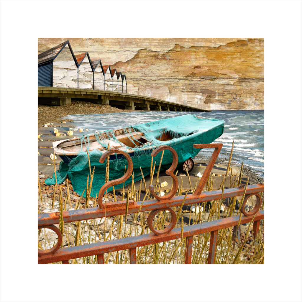 affordable art, art for sale. art online, art prints, Claire Gill, Limited edition prints, digital photomontage, fine art prints, hahnemuhle, coastal art, Collect Art, seascape 37, Whitstable, Siasalter