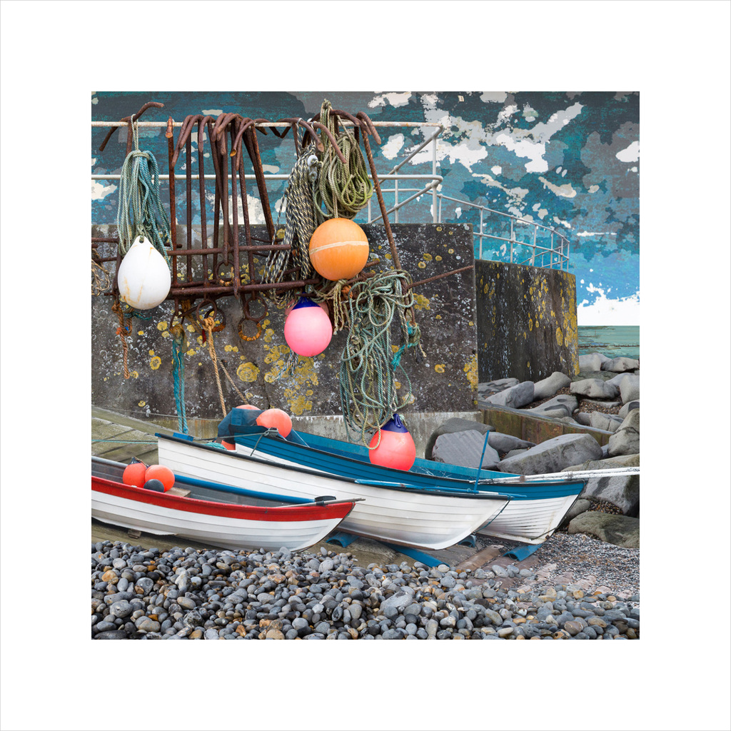 affordable art, art for sale. art online, art prints, Claire Gill, Limited edition prints, digital photomontage, fine art prints, hahnemuhle, coastal art, Collect Art, seascape 55, Sheringham, North Norfolk