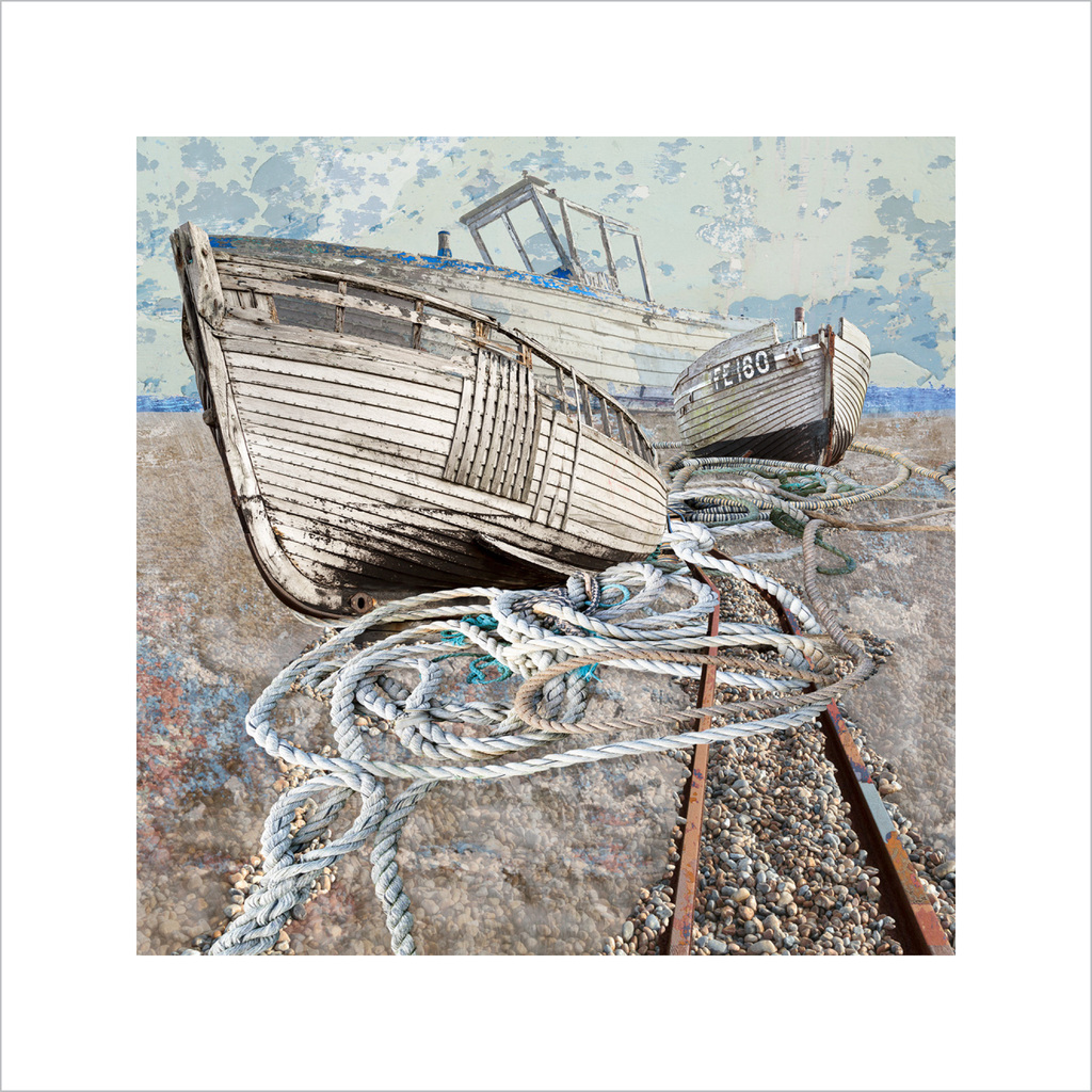 affordable art, art for sale. art online, art prints, Claire Gill, Limited edition prints, seascape 60, digital photomontage, fine art prints, hahnemuhle, coastal art, Collect Art, Dungeness